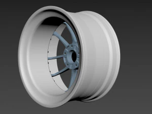 WORK VS-SS Wheel 3D Model