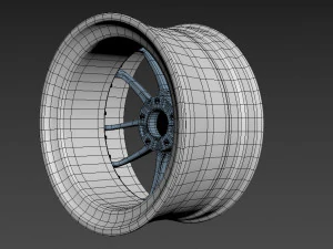 WORK VS-SS Wheel 3D Model