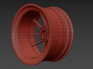 WORK VS-SS Wheel 3D Model