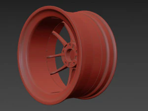 WORK VS-SS Wheel 3D Model