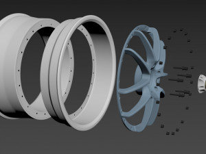 WORK VS-SS Wheel 3D मॉडल