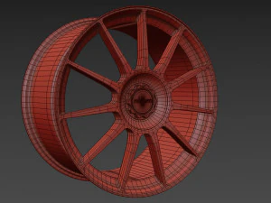 ROTIFORM DTM Wheel 3D Model