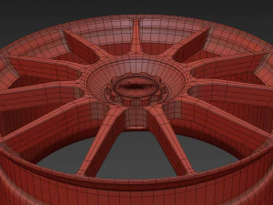 ROTIFORM DTM Wheel 3D Model