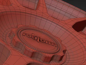 ROTIFORM DTM Wheel 3D Model