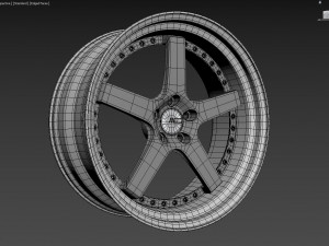 SSR Professor SP4 Wheel 3D 模型