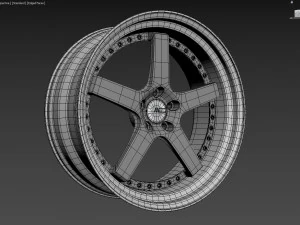 SSR Professor SP4 Wheel 3D Model