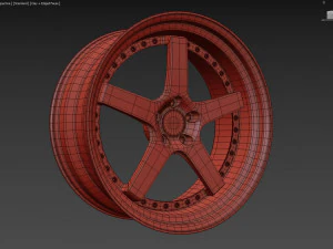 SSR Professor SP4 Wheel 3D Model