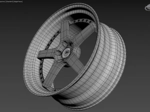 SSR Professor SP4 Wheel 3D Model