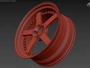 SSR Professor SP4 Wheel 3D Model