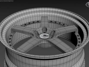 SSR Professor SP4 Wheel 3D Model