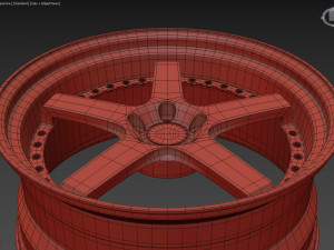 SSR Professor SP4 Wheel 3D 模型