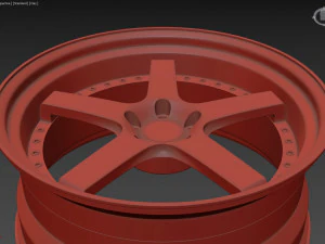 SSR Professor SP4 Wheel 3D Model