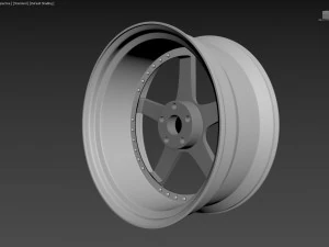 SSR Professor SP4 Wheel 3D Model