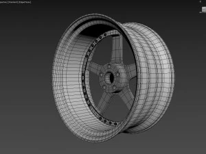 SSR Professor SP4 Wheel 3D Model