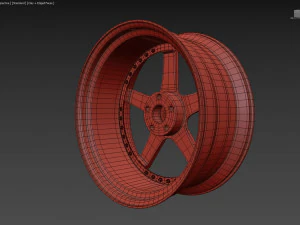 SSR Professor SP4 Wheel 3D Model