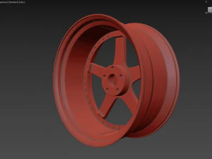 SSR Professor SP4 Wheel 3D Model