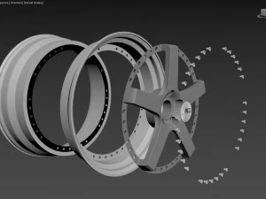 SSR Professor SP4 Wheel 3D Model
