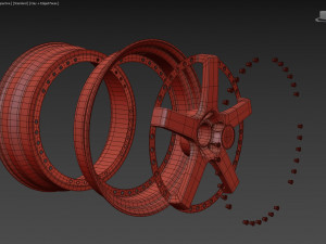 SSR Professor SP4 Wheel 3D 模型