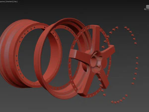 SSR Professor SP4 Wheel 3D Model
