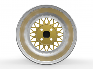 BBS Mahle Custom Wheel 3D Model