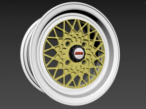BBS Mahle Custom Wheel 3D Model