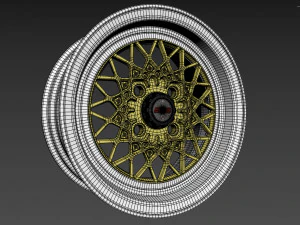 BBS Mahle Custom Wheel 3D Model