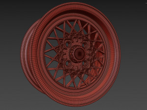 BBS Mahle Custom Wheel 3D Model