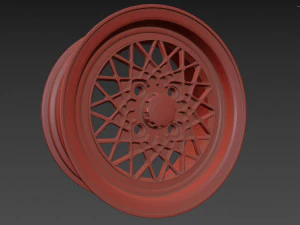 BBS Mahle Custom Wheel 3D Model