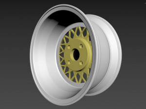 BBS Mahle Custom Wheel 3D Model
