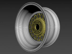 BBS Mahle Custom Wheel 3D Model