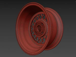 BBS Mahle Custom Wheel 3D Model