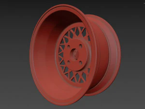 BBS Mahle Custom Wheel 3D Model