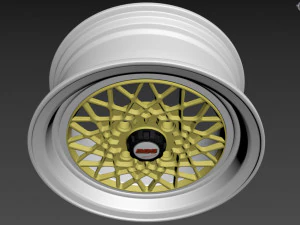 BBS Mahle Custom Wheel 3D Model