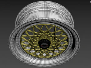 BBS Mahle Custom Wheel 3D Model