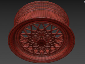 BBS Mahle Custom Wheel 3D Model
