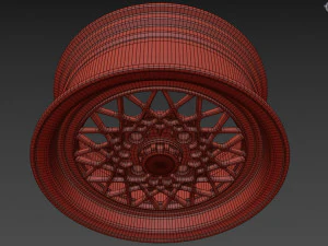 BBS Mahle Custom Wheel 3D Model