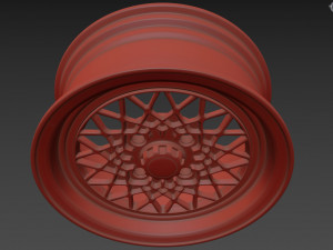 BBS Mahle Custom Wheel 3D Model