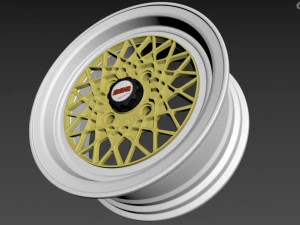BBS Mahle Custom Wheel 3D Model