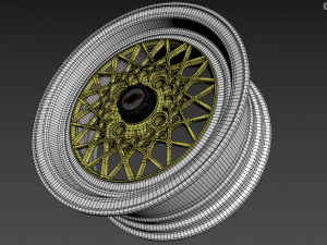 BBS Mahle Custom Wheel 3D Model