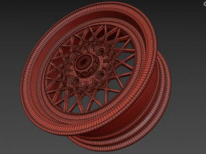 BBS Mahle Custom Wheel 3D Model