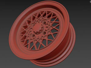 BBS Mahle Custom Wheel 3D Model