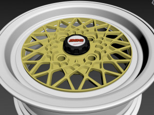 BBS Mahle Custom Wheel 3D Model
