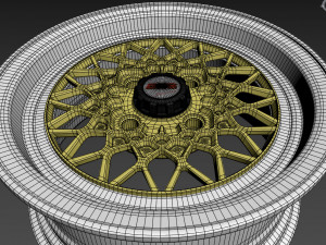 BBS Mahle Custom Wheel 3D Model
