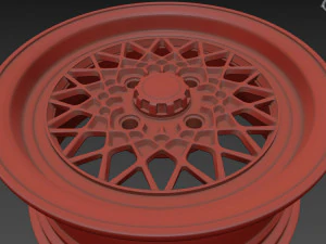 BBS Mahle Custom Wheel 3D Model