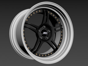 SSR Professor SPX custom wheel 3D Model