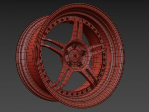 SSR Professor SPX custom wheel 3D Model