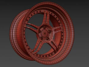 SSR Professor SPX custom wheel 3D Model