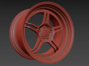 SSR Professor SPX custom wheel 3D Model