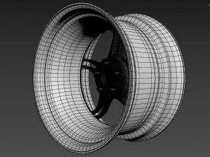 SSR Professor SPX custom wheel 3D Model