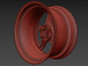 SSR Professor SPX custom wheel 3D Model